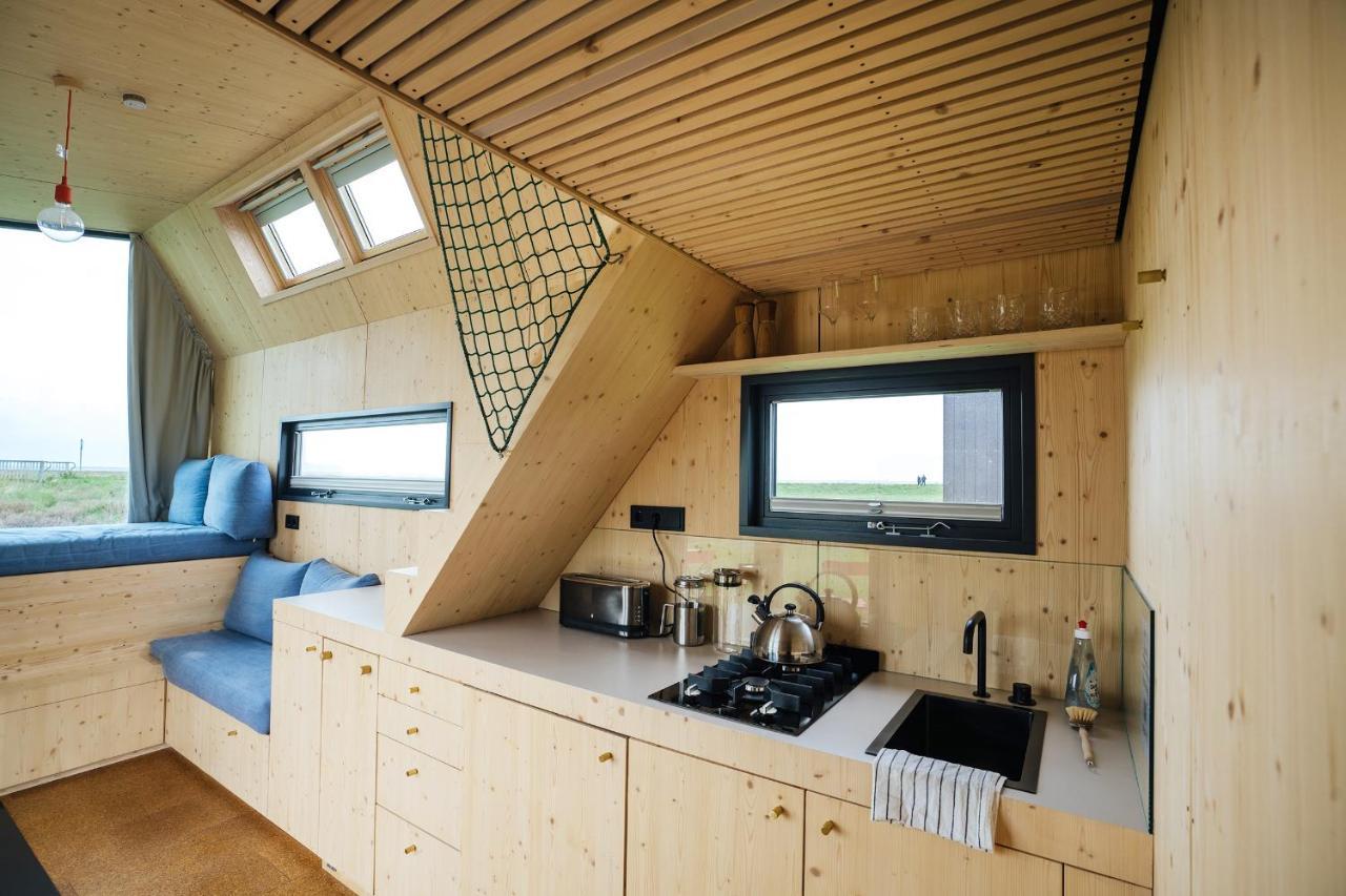 Tiny House Pioneer 18 Zur Meerseite - Green Tiny Village Harlesiel Carolinensiel Exterior photo