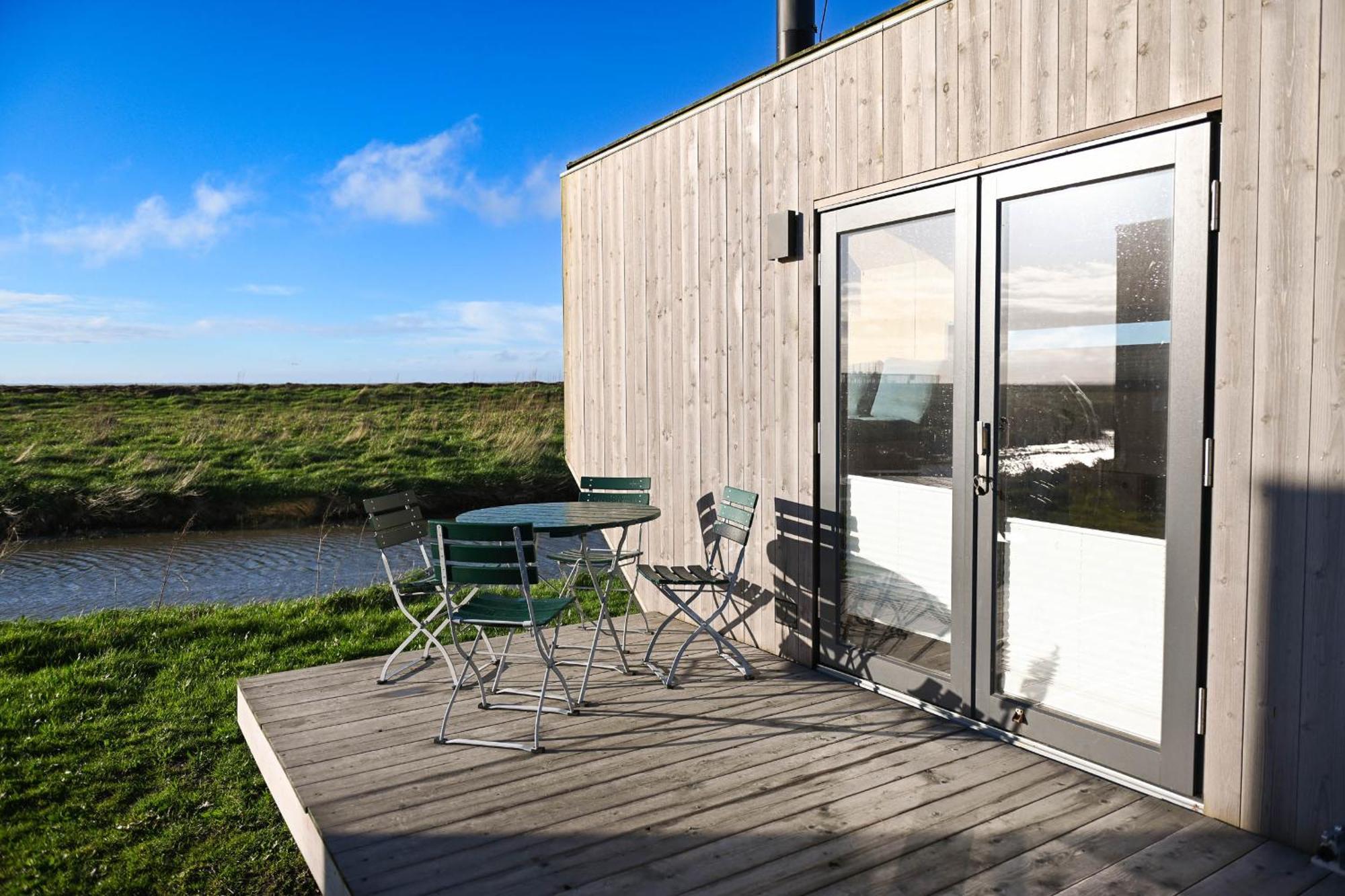 Tiny House Pioneer 18 Zur Meerseite - Green Tiny Village Harlesiel Carolinensiel Exterior photo